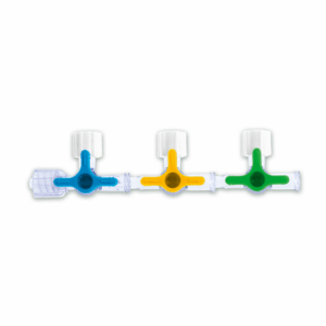 Manifold 3x 3-way stopcocks